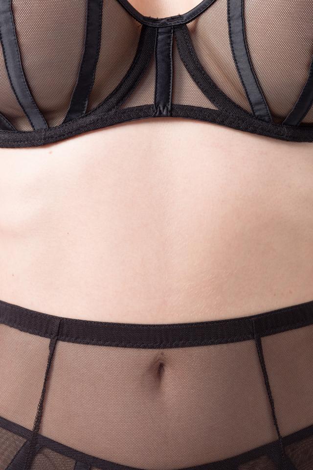 ensemble lingerie transparent