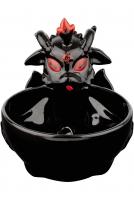 Bol Baphomet noir et rouge, KILLSTAR, occulte gothique
