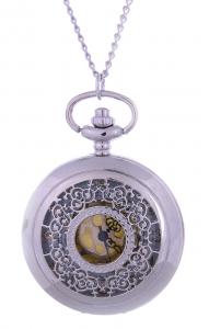 Silver and old gold Pocket Watch Gothic Nobleman